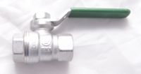 Trinkwasser-Kugelhahn R250W IG/IG  3/8" Messing verchromt / Hebelgriff