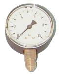 Pressure gauge 0-10 bar - Ø 50 - 1/4"  below