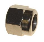 Nut 6-square-brass/pd 1 / 2 BSF