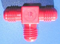 T-Stück UNF 8,71 mm (1/2") BSF rot Kunststoff
