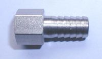 Adapter s/s 3/8 Barb x 1/4 FF