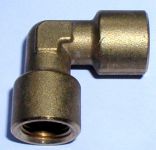 Elbow 90° brass 1/4" FF