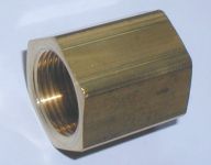 sleeve brass 3/4" FPT