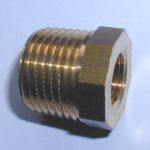reduction 3/4" MPT x 1/2" FPT brass