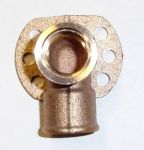 Wandscheibe Rotguss 2 x 1/2"