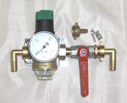 Wasserdruckminderer mit Manometer komplett