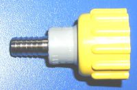 Bag in Box connection straight .375 YELLOW