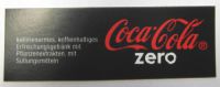 Leitungskennzeichnungsschild Coca Cola Zero - 65 x 22 mm (Satz 10 Stk.)