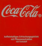 Hahnaufkleber vergossen, Coca Cola à 16 St./ Bogen - 42 x 48 mm