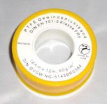 Gewindedichtband PTFE 12mmx12m 60g/m² DvGW