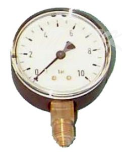 Pressure gauge 0-10 bar - Ø 40mm 1 / 8 "below