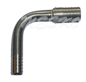 Elbow reducer stainless steel 90° - 13 x 10