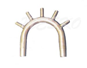 U-Bend 13 with 5 x exit 6.7 - 13x13/5x6.7