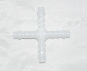 Kreuz - Schlauchverbinder 6mm