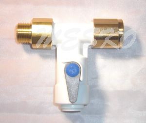 Shut-angle valve 3 / 8 BSP x 3 / 8 "
