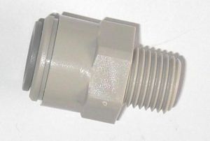 Einschraubanschluss 6,35mm (1/4") tube x 6,35mm (1/4") Nptf (PI010822S)