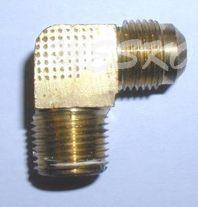 Adapter 90° brass 1/4 MF x 1/4 MPT