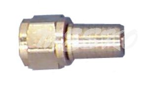 Schlauchtülle m.Ü-Mutter VA UNF 15,875 mm (3/8"-5/8") FF x 13,0 mm Tülle