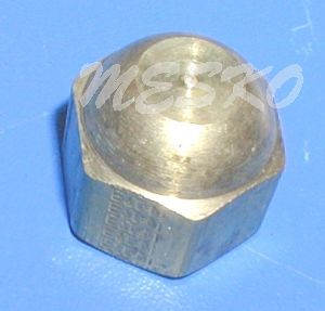 cap 1/2" FF - brass