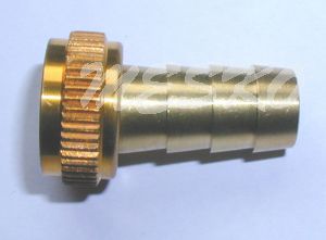 hose fitting brass swivel nut 1/2" IG x 13mm