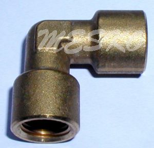 Elbow 90° brass 1/4" FF