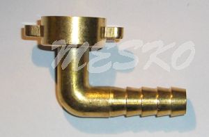 hose fitting 90° brass w/ swivel nut 3/4 x 13mm