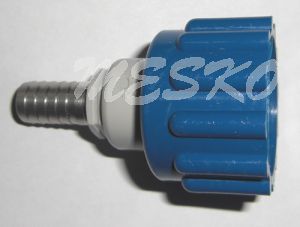 Bag in Box connection straight .375 BLUE